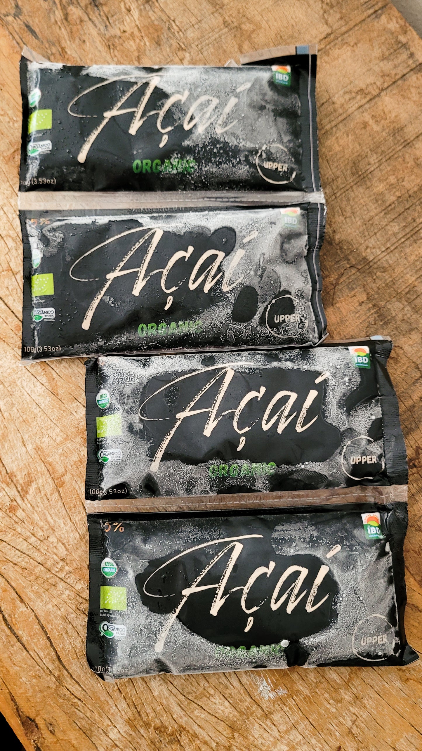 Organic Amazonian Açaí 48 x 3.5 oz Frozen Superfruit Packs (unsweetened)