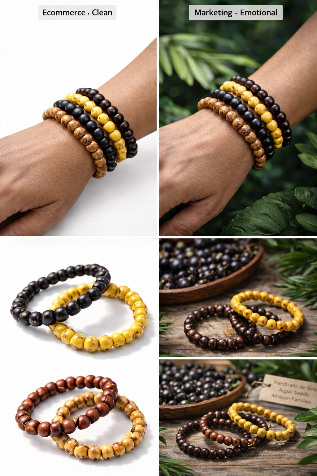 Amazon Açaí Seed Bracelet – Handcrafted & Sustainable