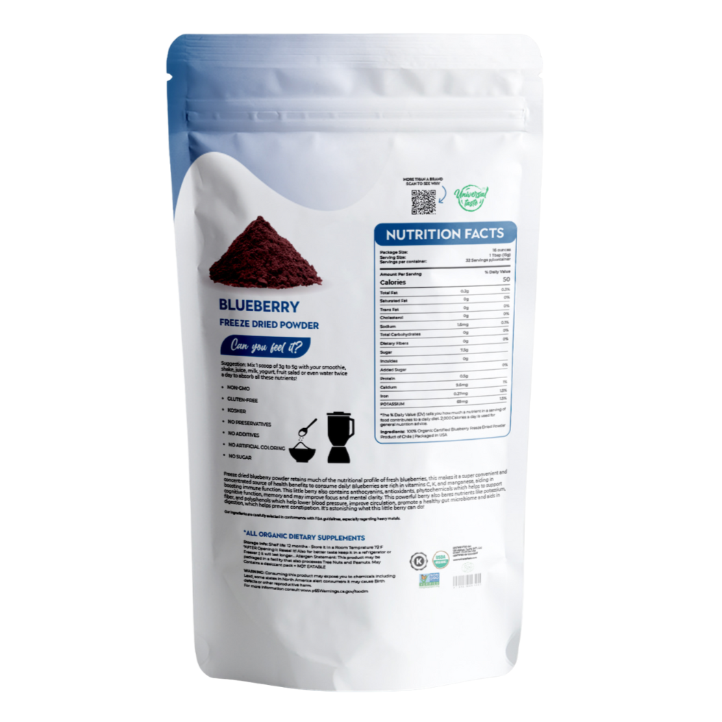 Organic Blueberry Freeze Dried Powder