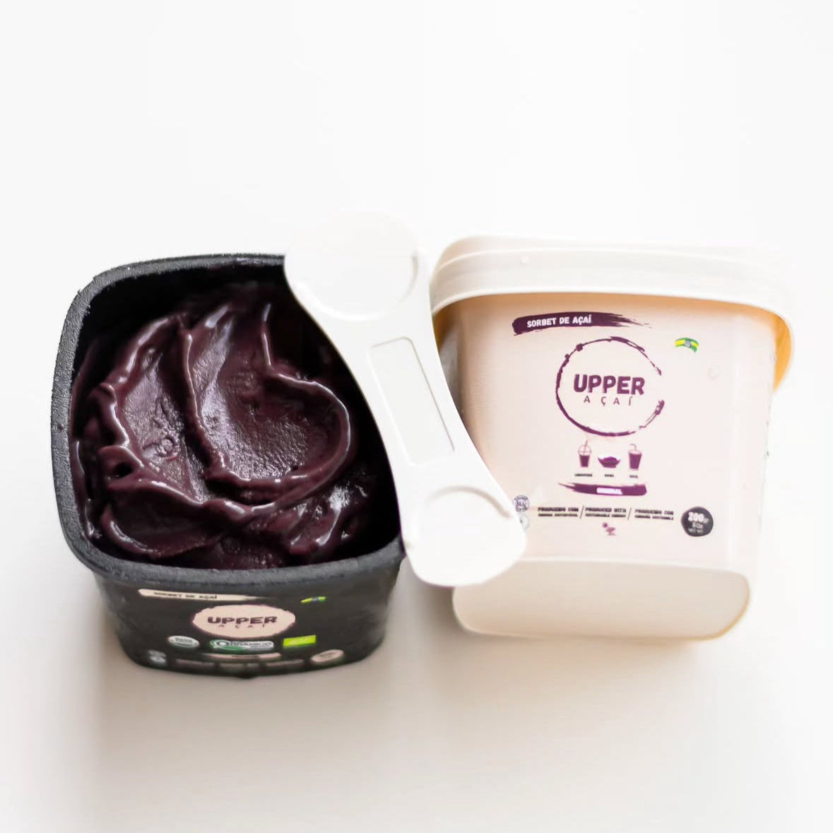 Upper Açaí Organic Amazonian Superfruit Premium Sorbet – Minis 200g Pot (12 pack box)