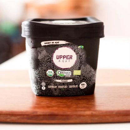 Upper Açaí Organic Amazonian Superfruit Premium Sorbet – Minis 200g Pot (12 pack box)