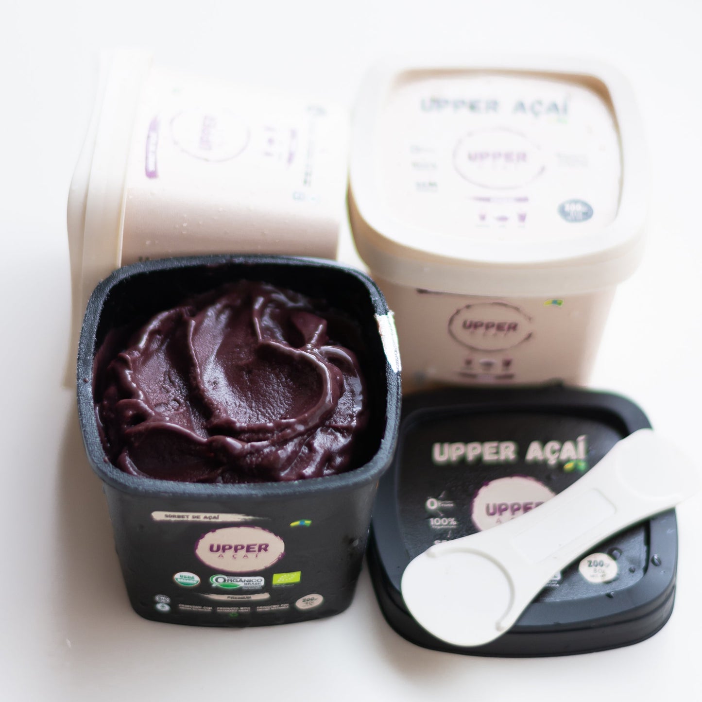 Upper Açaí Organic Amazonian Superfruit Premium Sorbet – Minis 200g Pot (12 pack box)