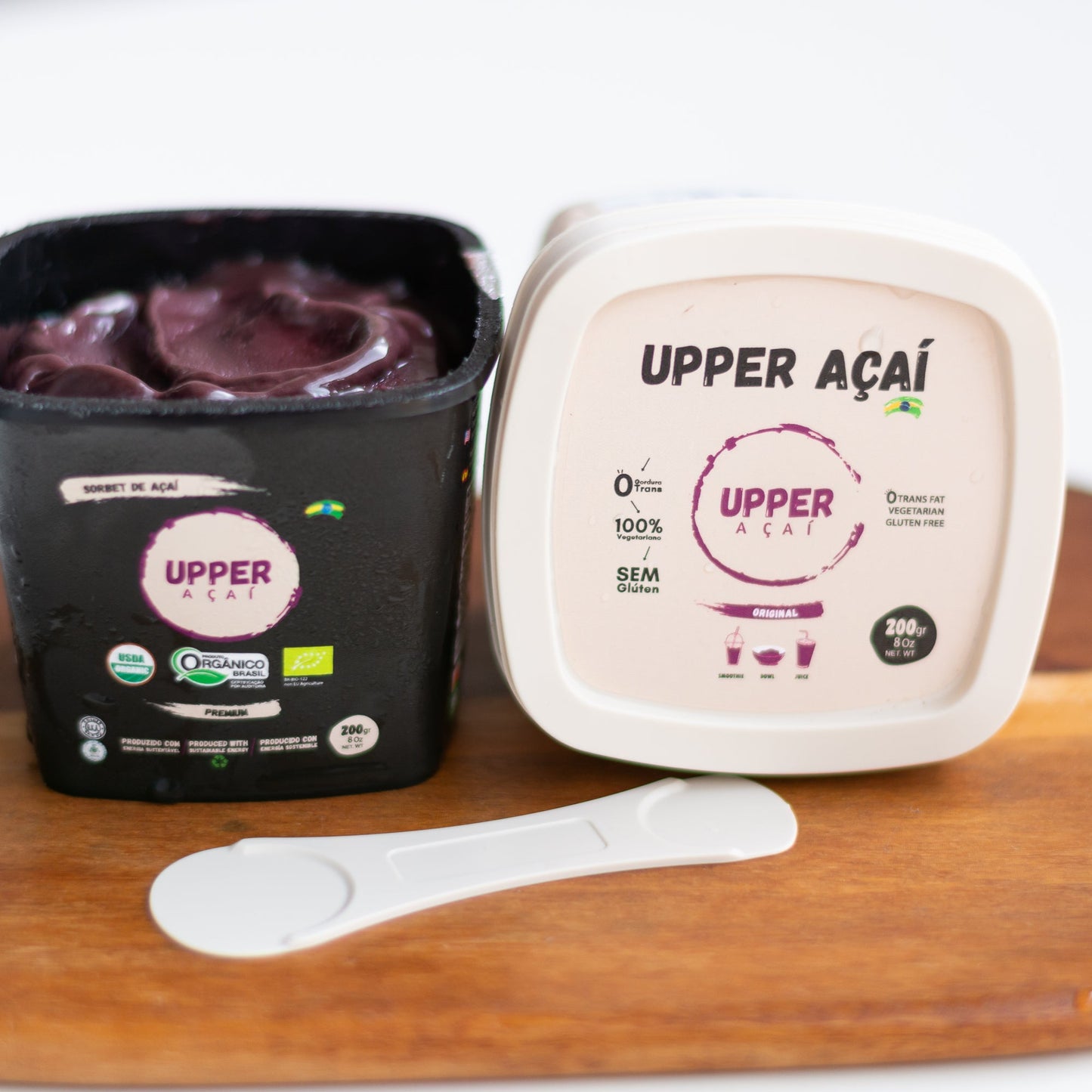 Upper Açaí Amazonian Superfruit Sorbet – Classic Minis 200g Pot (12 pack box)