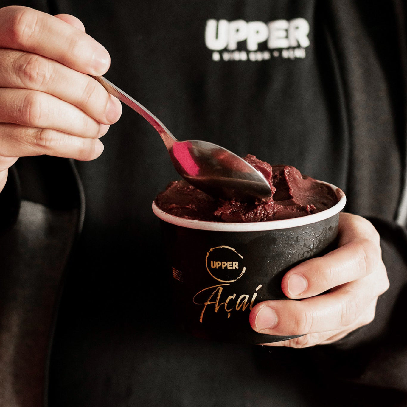 Upper Açaí Organic Amazonian Superfruit Premium Sorbet (Box of 6 x 2.2 lbs Pots)